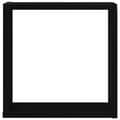 Miniatyrbilde 7 av 11: vidaXL Vegghyller kube 2 stk svart eik 30x15x30 cm konstruert tre