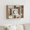 Miniatyrbilde 4 av 11: vidaXL Vegghylle artisan eik 75x16x55 cm konstruert tre