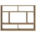 Miniatyrbilde 6 av 11: vidaXL Vegghylle artisan eik 75x16x55 cm konstruert tre