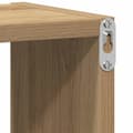 Miniatyrbilde 9 av 11: vidaXL Vegghylle artisan eik 75x16x55 cm konstruert tre