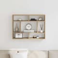 Miniatyrbilde 2 av 11: vidaXL Vegghylle artisan eik 75x16x55 cm konstruert tre
