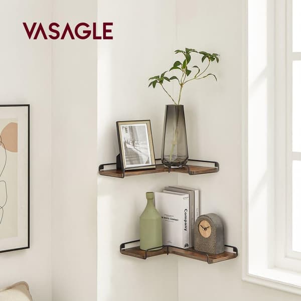 Regal, VASAGLE, Vintagebrun-Svart