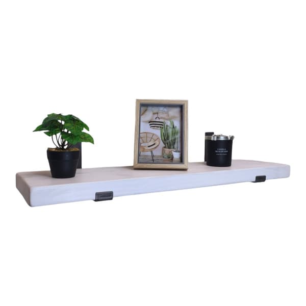 Træhyldesæt hvid 170 mm x 180 cm beslag buet ned BD 170 mm rå