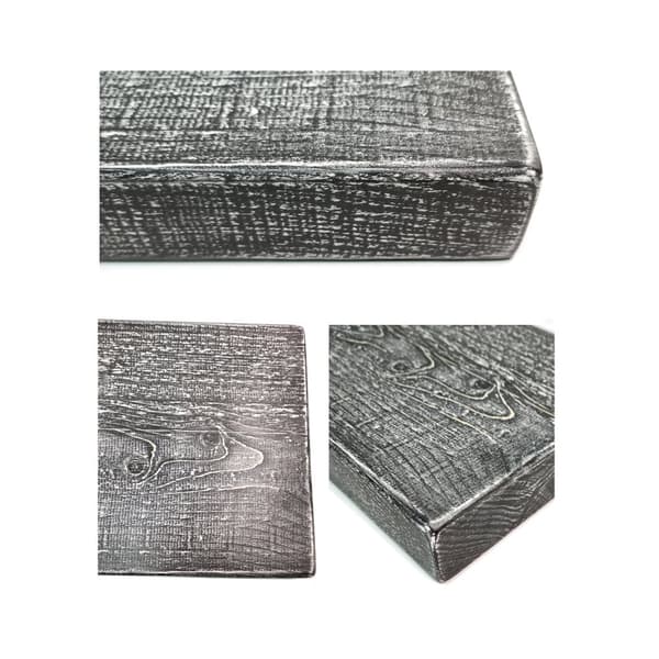 Monokrom trähyllsats 145mm x 70cm Fäste 2L 145mm Mattsvart