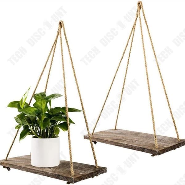 TD® Vägghylla Brun trä Vägg Flytande hyllor Rephyllor för badrum Vardagsrum Kök, S 35x14x0,85cm