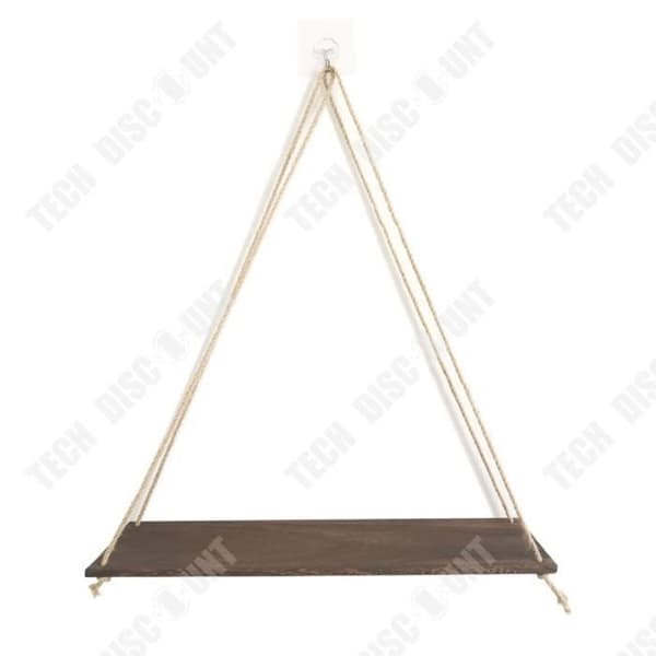 TD® Vägghylla Brun trä Vägg Flytande hyllor Rephyllor för badrum Vardagsrum Kök, S 35x14x0,85cm