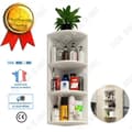Miniatyrbild 1 av 4: TD® Badrumshylla Mögelbeständig - Triangelväggmonterad toaletthylla Badrum - Vägghörnställ