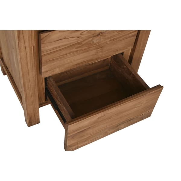 Supplerende møbler Home ESPRIT Natur Teak 60 x 40 x 190 cm