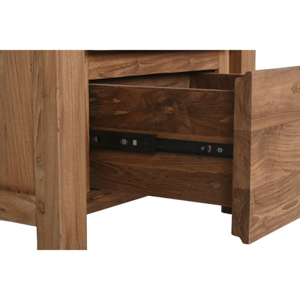 Supplerende møbler Home ESPRIT Natur Teak 60 x 40 x 190 cm