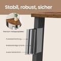 Miniatyrbillede 4 af 5: Corner Board - Industrielt design med 4 hylder, robust og stilfuld