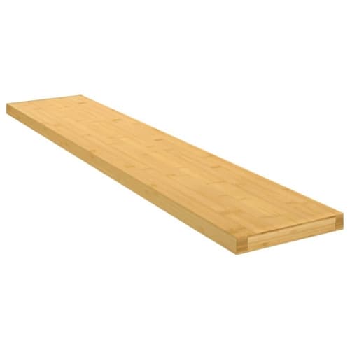 Vägghylla 100x20x2,5 cm bambu