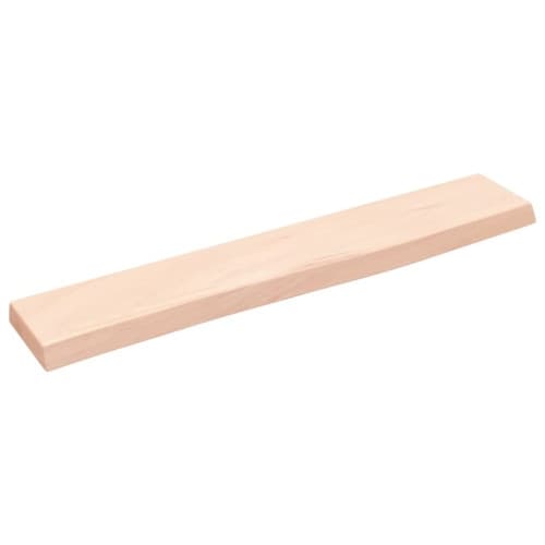 Hyllplan 60x10x2 cm obehandlad massiv ek