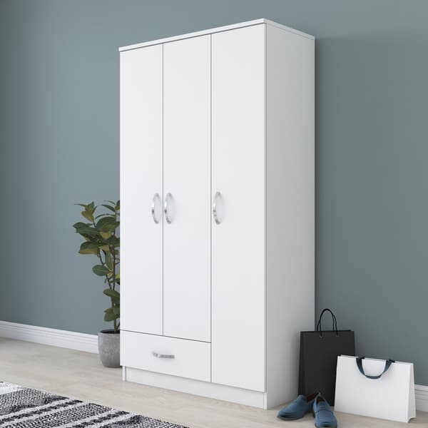Garderob, Kalune Design 170 cm, vit