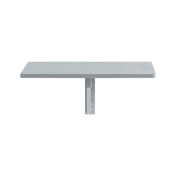 Väggmonterat dropplövsbord, FWT03-HG, 60x40 cm, Grå
