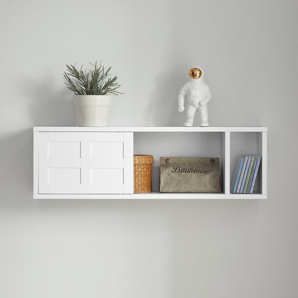 Væghylde, FHK18-W, 75x20x23 cm, Hvid
