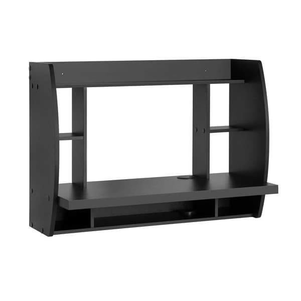 Vægmonteret skrivebord, FWT18-SCH, 79x39 cm, Brun
