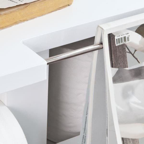 Toiletpapirholder, FRG175-W, 50x18x17 cm, Hvid