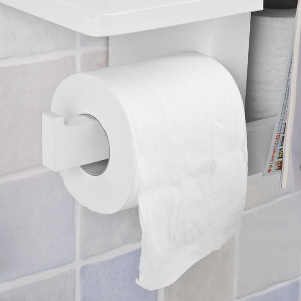 Toiletpapirholder, FRG175-W, 50x18x17 cm, Hvid