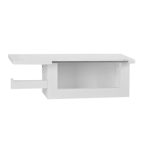 Toiletpapirholder, FRG175-W, 50x18x17 cm, Hvid