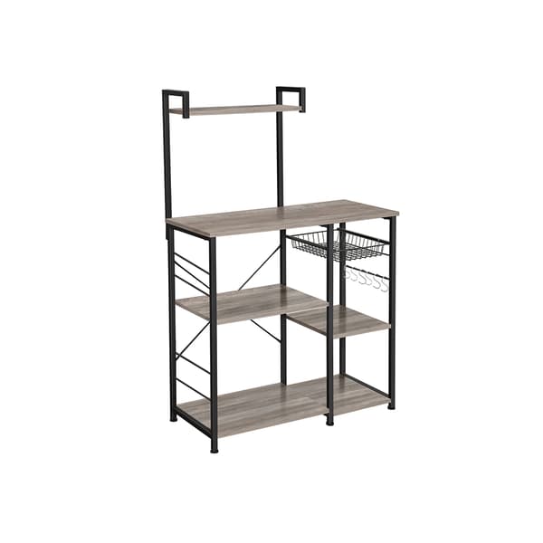 Industrielt design k�kkenhylde Greige-Sort