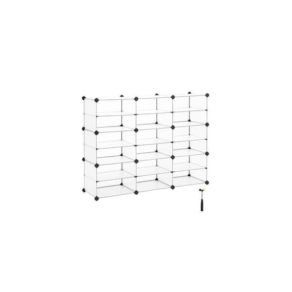 DIY boltl�st hyllesystem 18 rom hvit