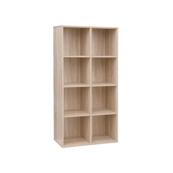 Enkel hylde med 8 rum tr�look