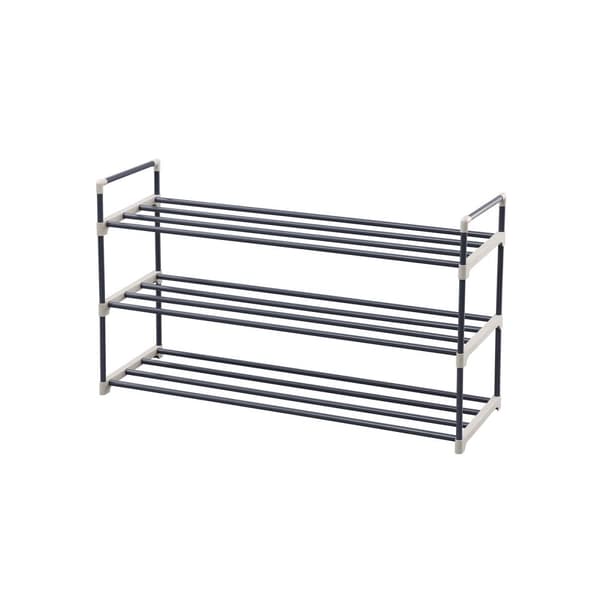 Hylle for sko metall 3 niv�er