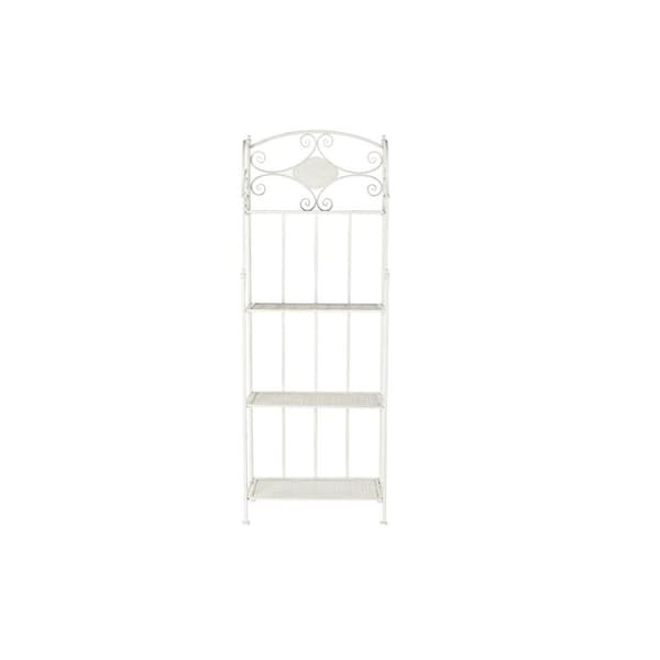Bokhylla Home ESPRIT Vit Metall 4 Hyllor 61 x 29 x 163,5 cm