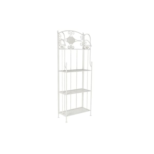 Bokhylla Home ESPRIT Vit Metall 4 Hyllor 61 x 29 x 163,5 cm