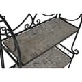 Miniatyrbilde 3 av 6: Hyller Home ESPRIT Svart Flerfarget Keramikk Smijern 3 Hyller 54 x 29 x 121 cm 58 x 31,5 x 117 cm