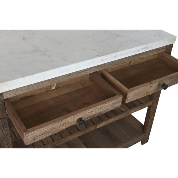 Kjøkkenmøbler Home ESPRIT Hvit Naturell 120 x 60 x 97 cm 131 x 61,5 x 97 cm