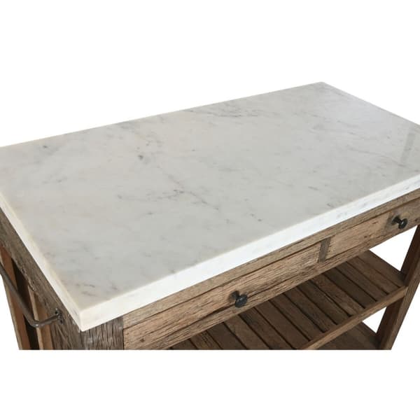 Kjøkkenmøbler Home ESPRIT Hvit Naturell 120 x 60 x 97 cm 131 x 61,5 x 97 cm