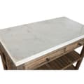 Pikkukuva 5 / 10: Keittiökalusteet Home ESPRIT Valkoinen Luonnollinen 120 x 60 x 97 cm 131 x 61,5 x 97 cm