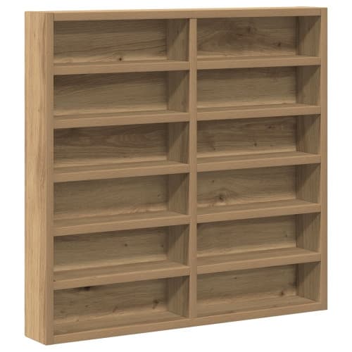 Vitrinskåp artisan ek 60x8,5x58 cm konstruerat trä
