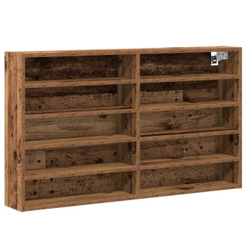 Vitrine Skåp Gamla Trä 100x15x58 cm Konstruerat Trä
