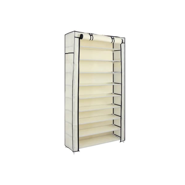 Kenkäteline kannella 88 cm beige