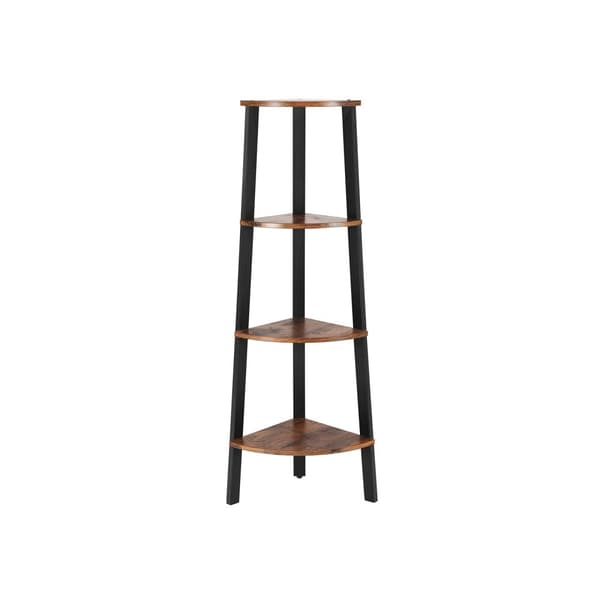Industrielt design hjørnehylde 4 hylder