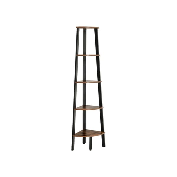 Industrielt design hjørnehylde 5 hylder