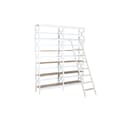 Miniatyrbilde 1 av 9: Hyller Home ESPRIT Hvit Naturell Metall Treverk av mangotre 180 x 35 x 220 cm