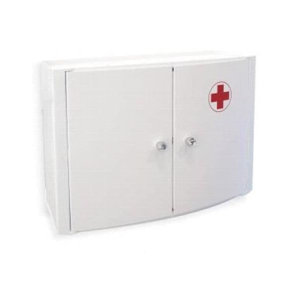 Medicinskåp - TATAY - 2 antiner - Plast - Vit - Modern design