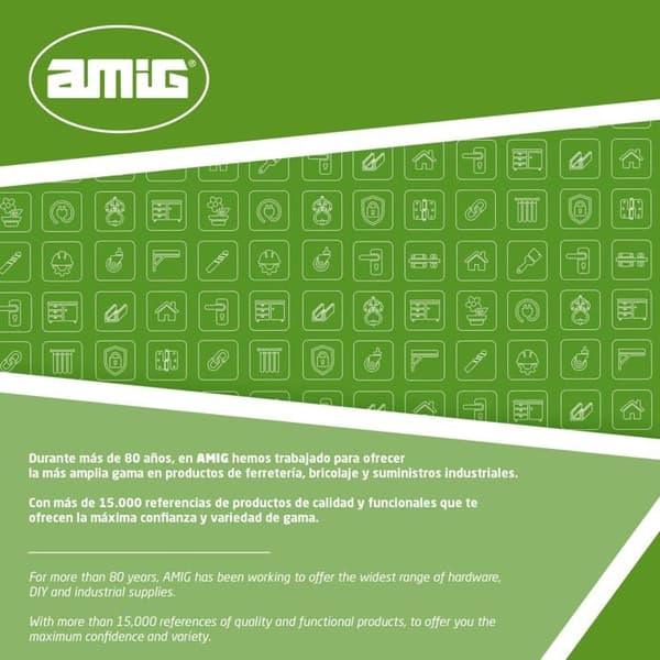 Väggvinkel - AMIG - 1260 - Stål - Guld - Lätt installation