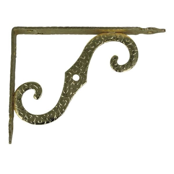 Väggvinkel - AMIG - 1260 - Stål - Guld - Lätt installation