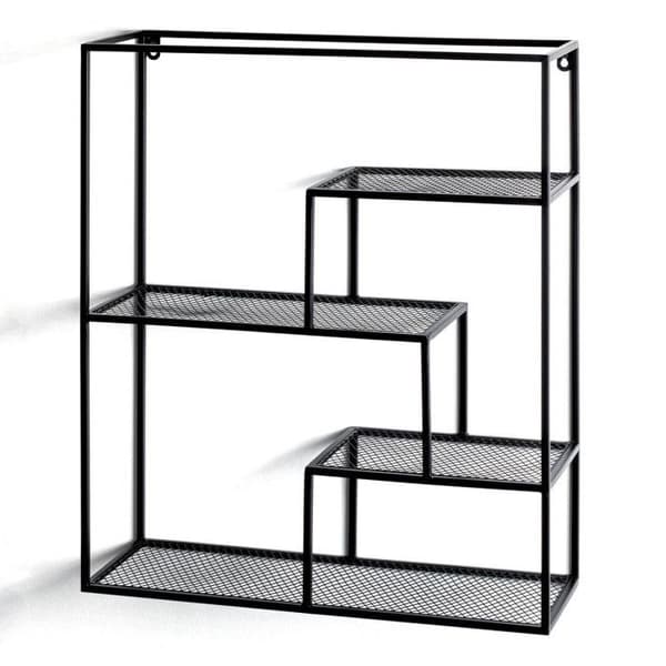 Vägghylla 3 nivåer "inaya" 60cm Svart - Paris Prix