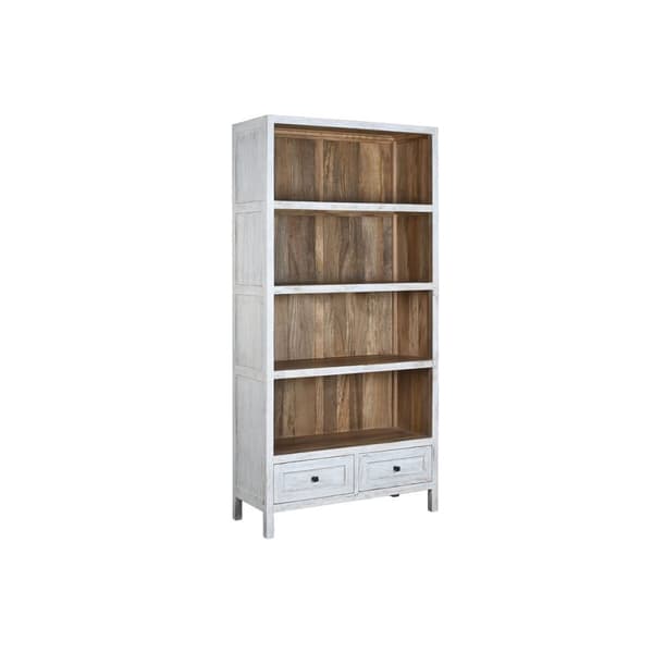 Bokhylla Home ESPRIT Vit Mangoträ 100 x 40 x 198 cm