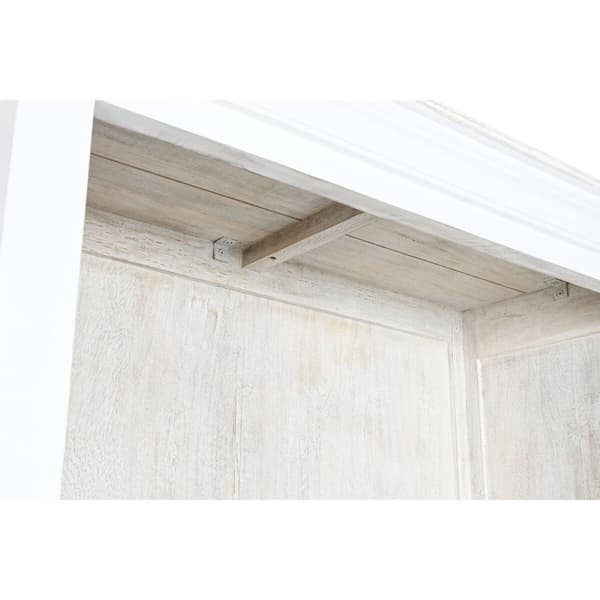 Hylder Home ESPRIT Hvid Mangotræ 90 x 40 x 180 cm