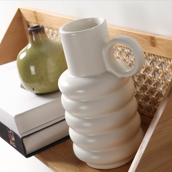 Etagère murale en bambou et rotin naturel - L50 cm