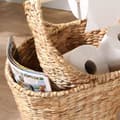 Miniatyrbild 6 av 7: Panier de rangement pour papier toilette en jacinthe d'eau - H42 cm