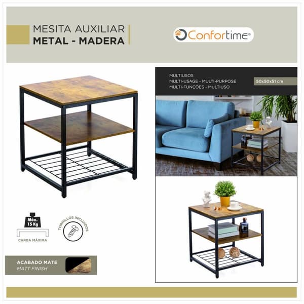 Hyller Confortime 50 x 50 x 51 cm (2 enheter)