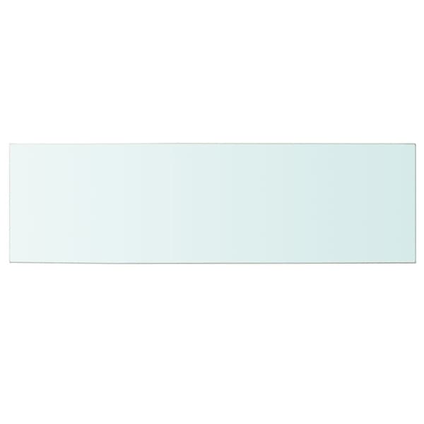 Hyllplan glas genomskinlig 100x30 cm