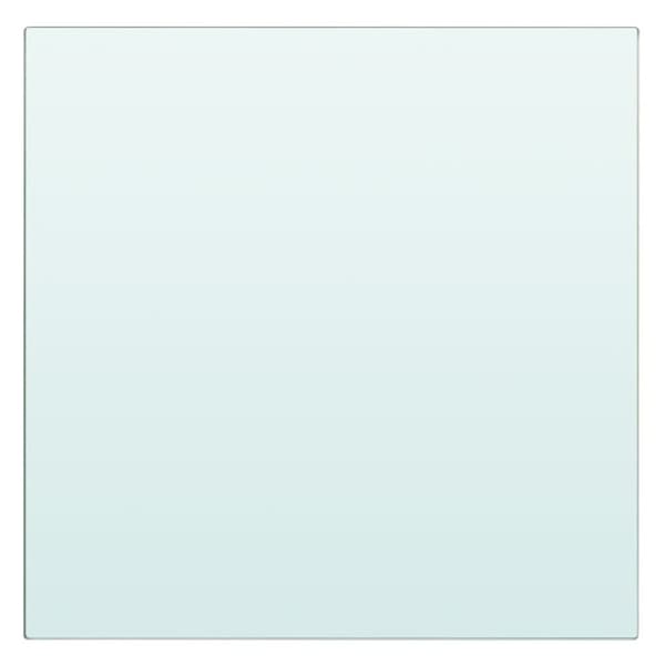 Hyllplan glas genomskinlig 20x20 cm